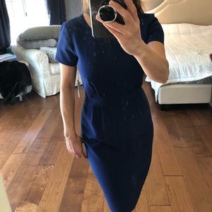 New with tags. Blue and stretchy dress
